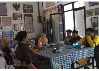 DPAD Pandeglang Lakukan Pembinaan Kearsipan Bagi Ormas, BUMD dan Perusahaan Swasta