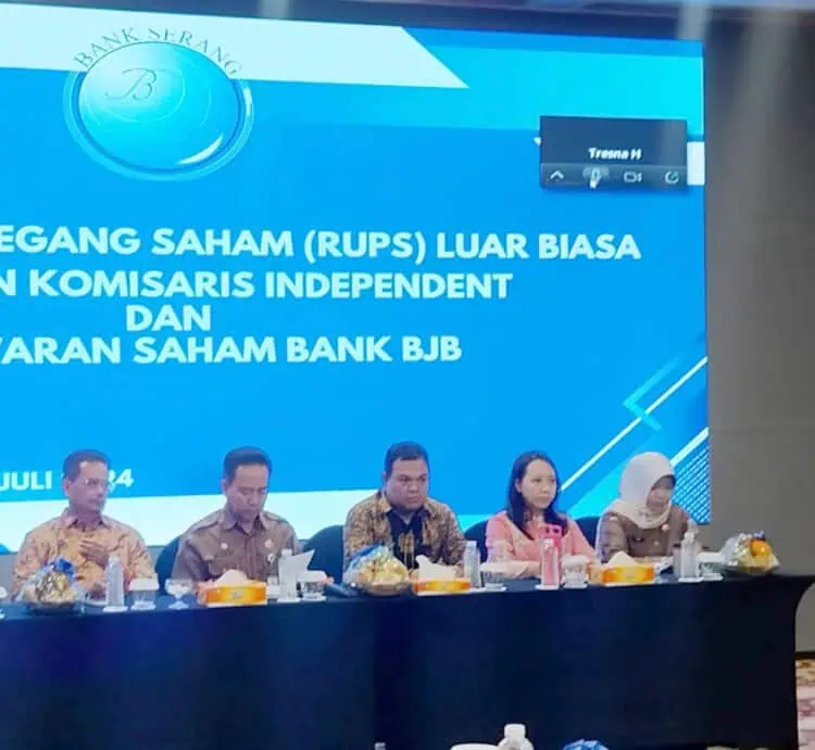 PT BPR Serang Terima Tawaran Saham Bjb Rp2,4 Miliar