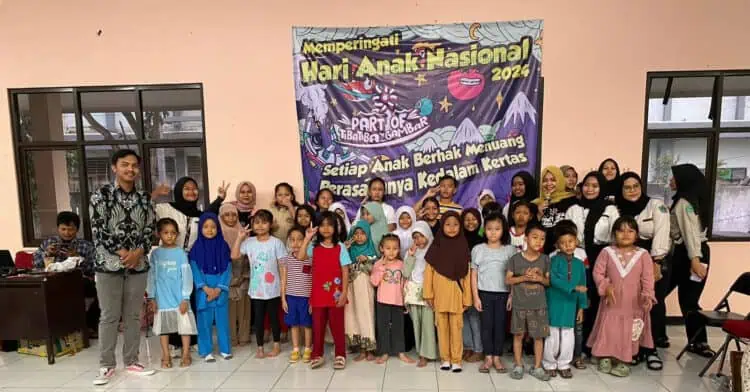 Kembangkan Kreatifitas Anak, Komunitas Tiba-Tiba Gambar Gelar Lomba Mewarnai
