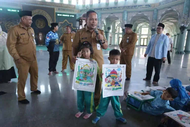 Lomba Mewarnai PAUD Ramaikan Festival Al-A'zhom, Dr. Nurdin : Menumbuhkan Kreativitas dan Cinta pada Budaya