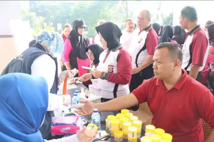 Pastikan Kesehatan Personel, Polresta Tangerang Gelar Pemeriksaan Kesehatan