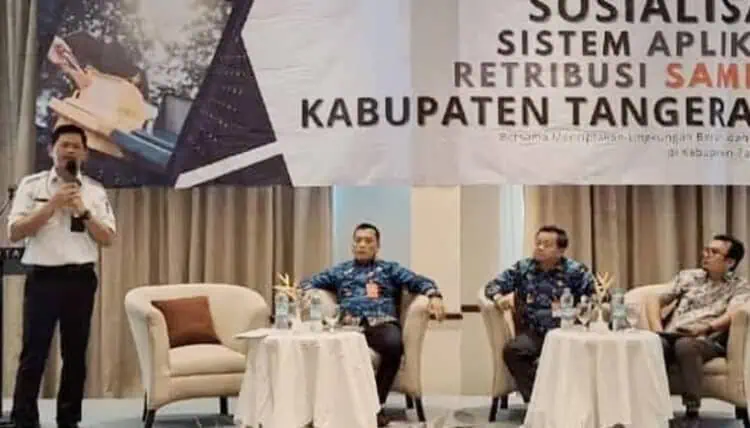 DLHK Kabupaten Tangerang Sosialisasikan Retribusi Sampah Pakai Aplikasi