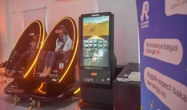 Sensasi Wahana Virtual Reality Kisah Nabi dan Rasullulah di Festival Al-A'zhom