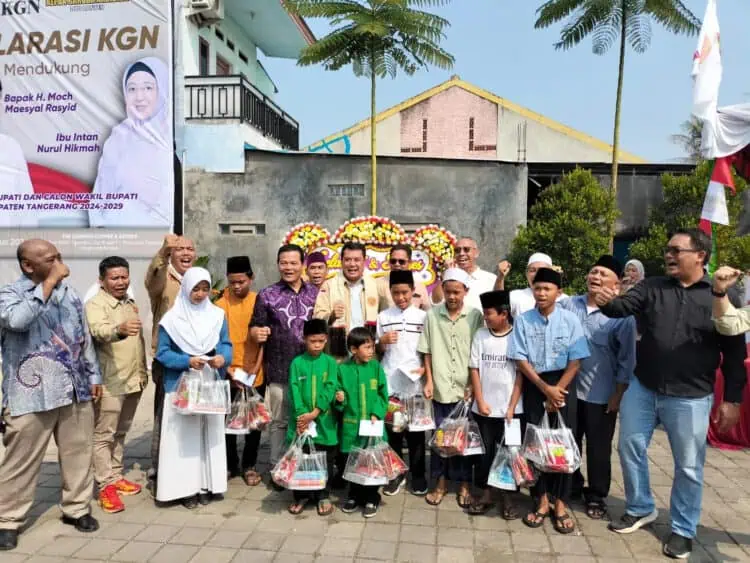 Kepak Garuda Nasional Banten Deklarasi Dukung Maesyal - Intan