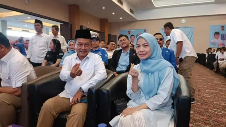 Dukungan Zakiyah - Najib Mengalir Di Pilbup Serang, Kali Ini Dari Gerindra