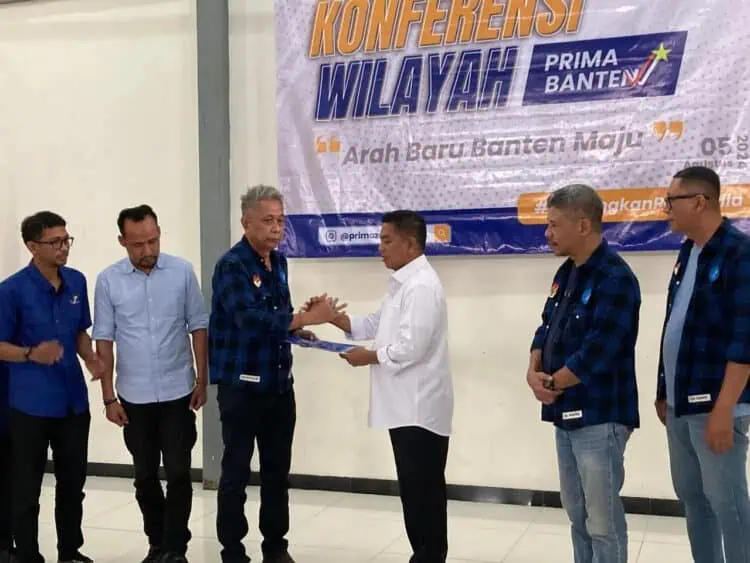 Terbitkan Rekomendasi, Partai Prima Merapat ke Andra - Dimyati