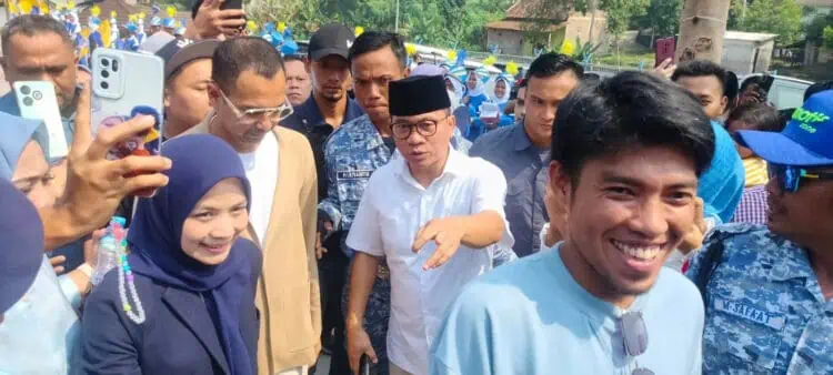 Sapa Fatayat dan Muslimat NU, Raffi Ahmad Dukung Zakiyah di Pilbup Serang