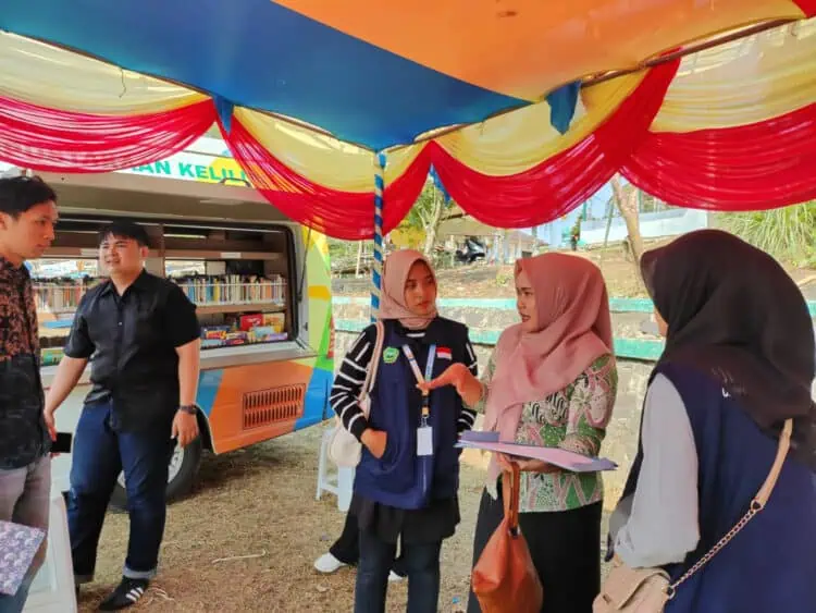 Dorong Minat Baca Masyarakat, Mobil Pusling DPAD Pandeglang Roadshow ke Kecamatan