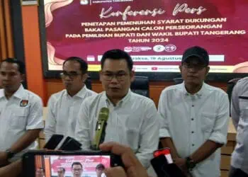 KPU Kabupaten Tangerang Umumkan Calon Perseorangan Lolos Verifikasi