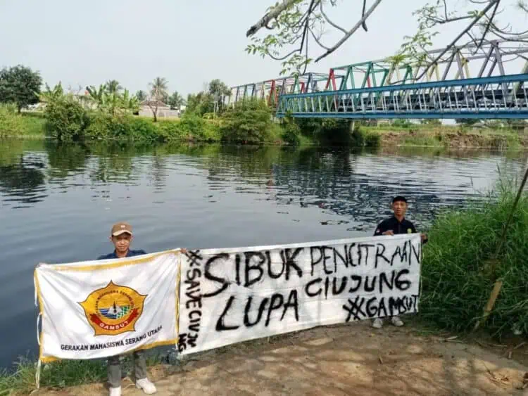 Diduga Tercemar Limbah Industri, GAMSUT Serukan Gerakan Save Ciujung