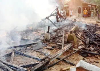 Kobong di Pandeglang Ludes Terbakar, Santri Mengungsi Sementara 