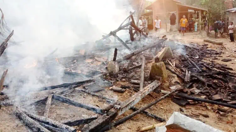 Kobong di Pandeglang Ludes Terbakar, Santri Mengungsi Sementara