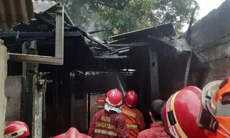 Rumah di Tangerang Terbakar, Kerugian Rp 100 Jutaan