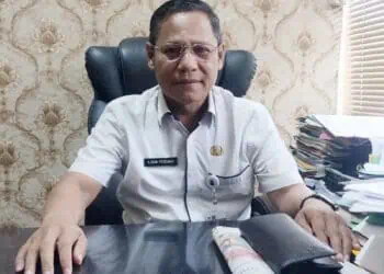 Kepala Bagian (Kabag) Persidangan dan Perundang - undangan Sekretariat DPRD Kabupaten Serang, Ilham Perdana. (SIDIK/SATELITNEWS.COM)