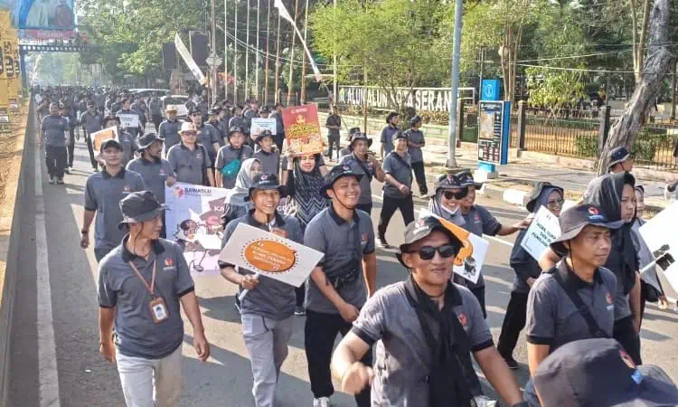 2.500 Pengawas se-Banten Ramaikan Jalan Sehat 2024