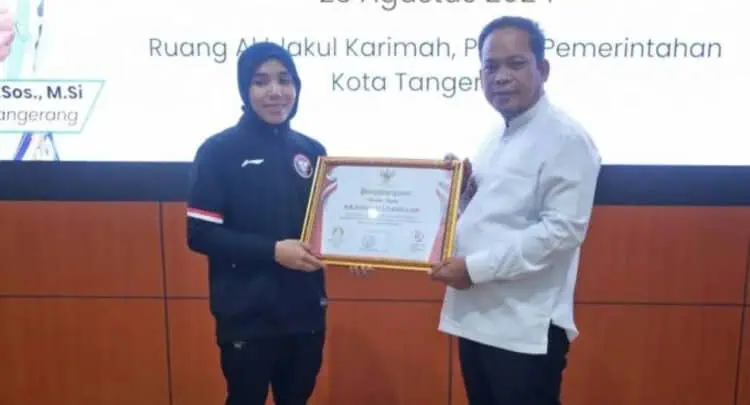 Pemkot Tangerang Lepas 90 Atlet ke PON, Beri Penghargaan Khusus Kepada Rajiah Sallsabillah