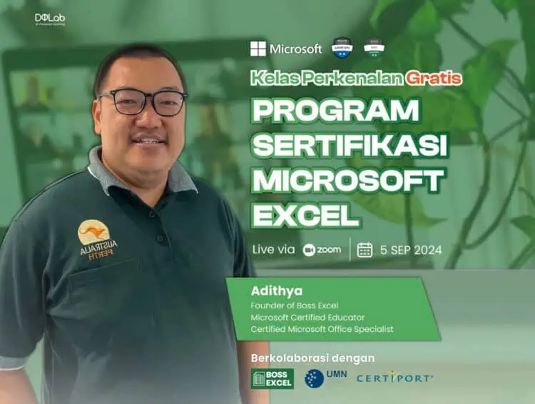 UMN dan DQLab Hadirkan Kelas Program Sertifikasi Microsoft Excel Gratis