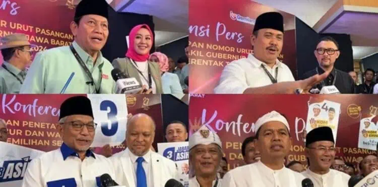 Survei Pilgub Jabar, Dedi - Erwan 65,9 %, Syaikhu - Ilham 11,8 %