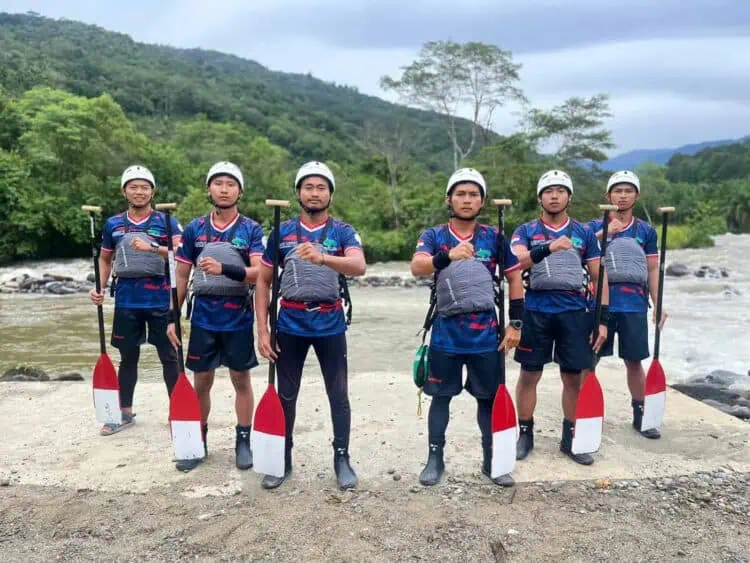 Targetkan 4 Emas di PON XXI, Tim Arung Jeram Banten Jajal Sungai Alas dan Mamas