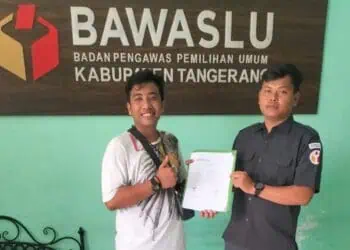 Diduga Tak Netral, Oknum Kades Dilaporkan Ke Bawaslu Kabupaten Tangerang