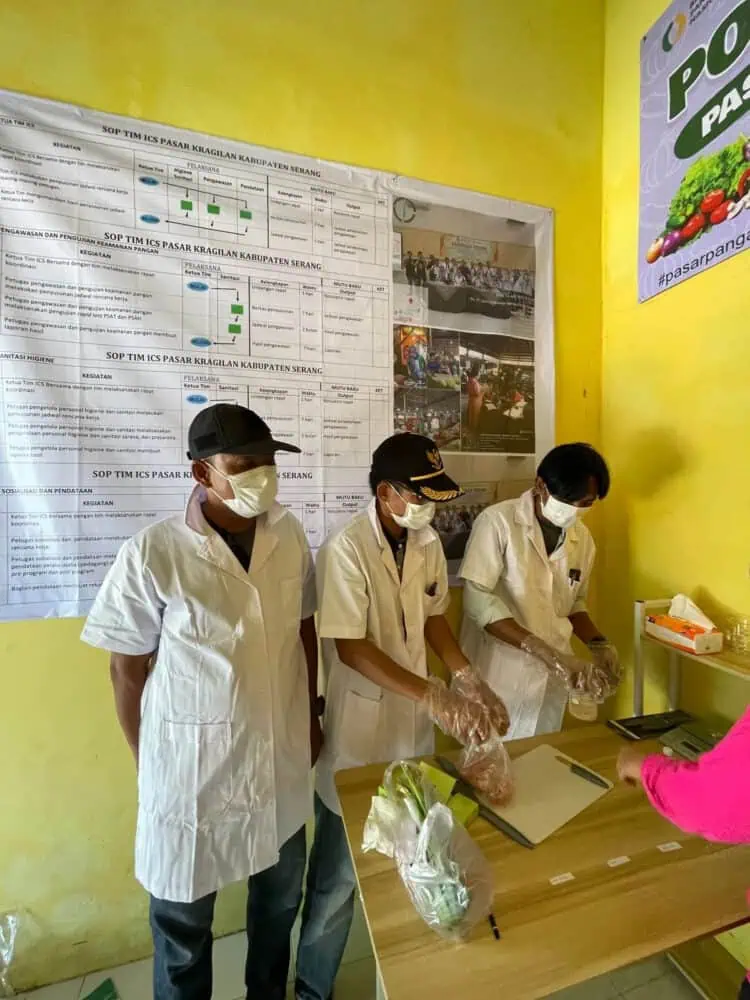 DKPP Kabupaten Serang Tunjuk Pasar di Kragilan Jadi Pasar Pangan Segar Aman