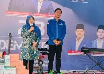 Hadiri HUT Demokrat, Dewi-Iing Minta Doa dan Dukungan