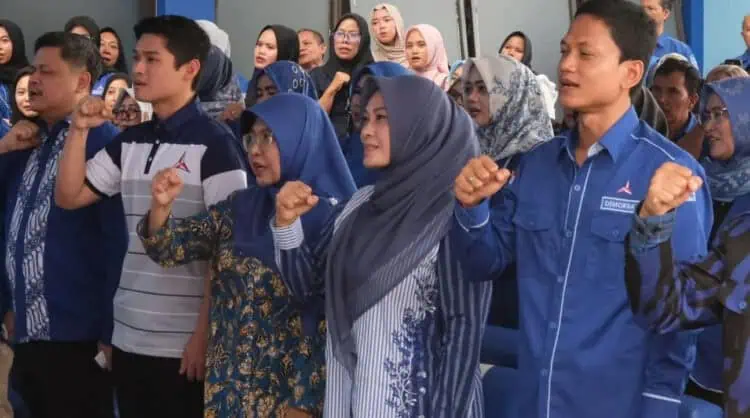 Peringati HUT ke 23, DPC Demokrat Pandeglang Heboh