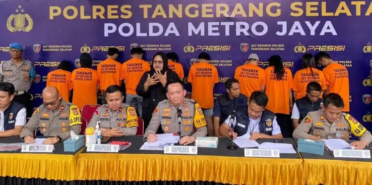 Polres Tangsel Ungkap Sindikat Ranmor, Pasutri di BSD Penadah Motor Curian