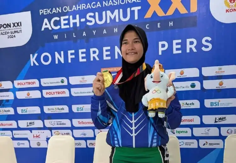 Pecah Semua Rekor Nasional, Alyamaulida Raih Medali Emas PON Untuk Banten