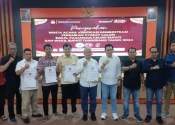 KPU Kabupaten Tangerang Umumkan Dokumen Tiga Balon Memenuhi Syarat