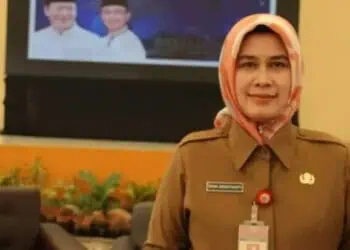 Kepala Badan Pengelolaan Keuangan dan Aset Daerah (BPKAD) Provinsi Banten, Rina Dewiyanti. (LUTHFI/SATELITNEWS.COM)
