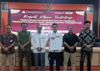 KPU Tetapkan Mad Romli-Irvansyah, Maesyal-Intan dan Zulkarnain-Lerru Jadi Calon Bupati-Wakil Bupati Tangerang