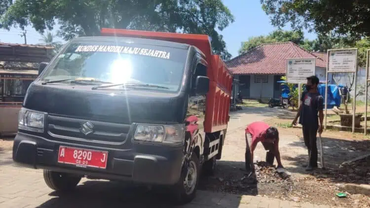Potensial, BUMDes Purwaraja Pandeglang Garap Pengelolaan Sampah