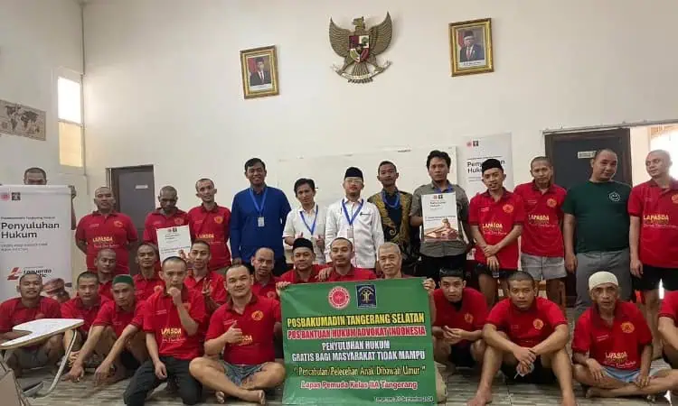 Posbakumadin dan Lazuardo Logistic Gelar Penyuluhan dan Bantuan Hukum