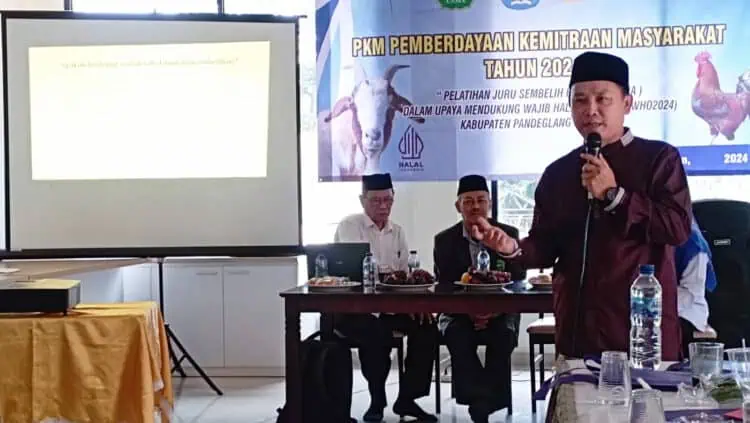 Pastikan Hewan Qurban Halal, UNMA Banten Gelas Pelatihan Penyembelihan