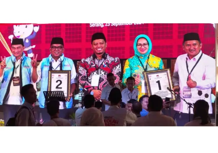 Pilgub Banten, Airin - Ade Nomor Urut 1 dan Andra - Dimyati Nomor 2