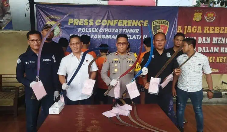 Polsek Ciputat Timur Ungkap Tiga Kasus Tawuran