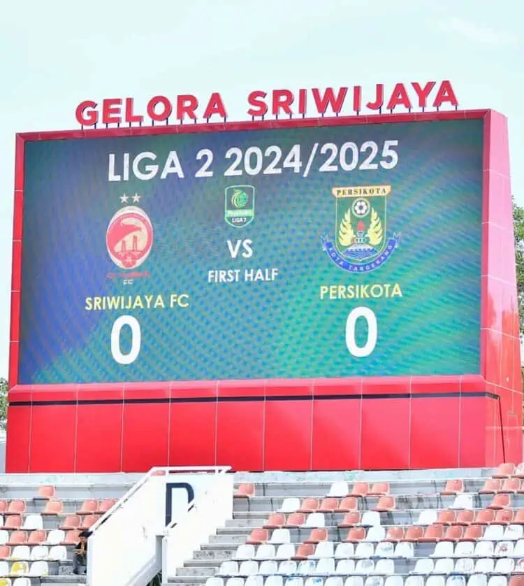 Persikota Tangerang Tahan Imbang Sriwijaya FC