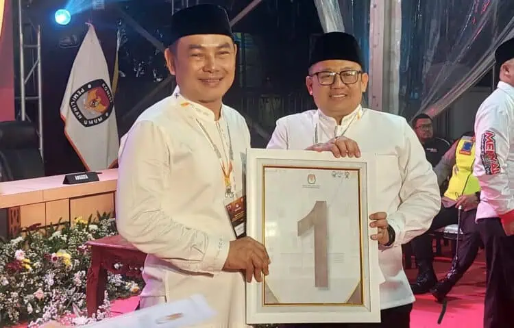 KPU Kabupaten Tangerang Tetapkan Mad Romli-Irvansyah Nomor Urut 1