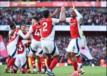 Arsenal vs Leicester City: Meski Menderita, The Gunners Petik Tiga Poin
