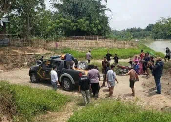 Mayat Laki-Laki Mengambang di Sungai Ciujung Lebak