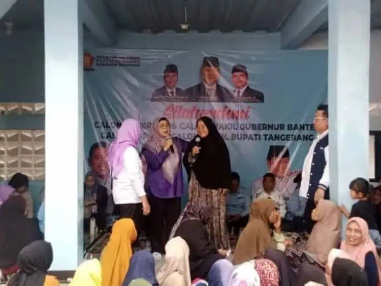 Cawabup Tangerang Intan Nurul Hikmah Temui Warga Cisoka, Janjikan Peningkatan Ekonomi Rakyat