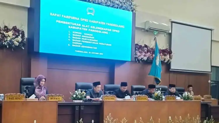 Berikut Komposisi Alat Kelengkapan DPRD Pandeglang Periode 2024 - 2029