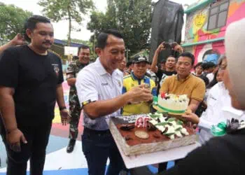 Dandim 0506 Tangerang Terharu Lihat Wajah Baru Lapangan Basket Ahmad Yani