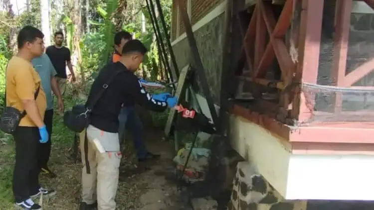 Gawat, Ada Teror di TNUK Pandeglang, Rumah Dinas Kasi PTN Diduga Dibakar OTK
