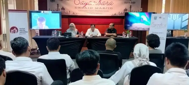 Kegiatan penjurian Sayembara masjid Puspemkab Serang, di salah satu hotel di Kota Serang, Rabu (9/10/2024). (ISTIMEWA)