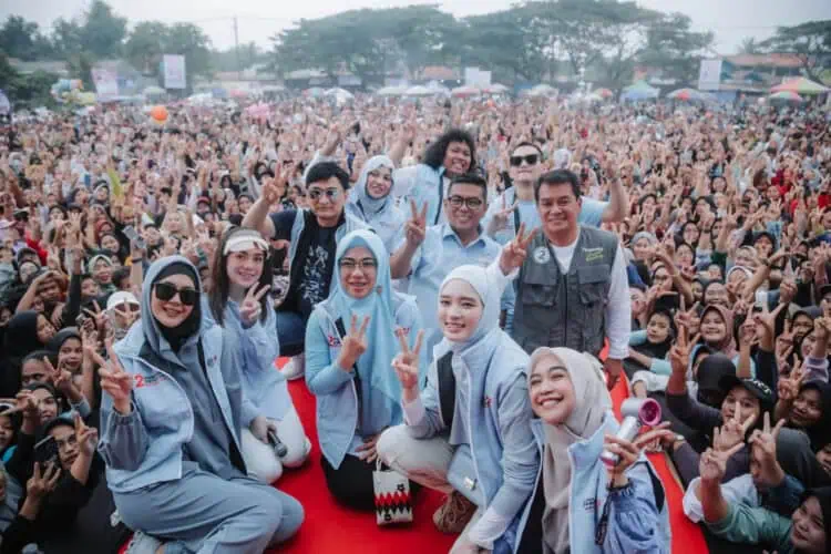 Bersama Ribuan Pendukung, Teriakan "Andra - Dimyati Menang" Menggema di Kemiri Kabupaten Tangerang