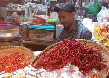 Selama Sepekan, Harga Bumbu Dapur di Pasar Badak Pandeglang Naik