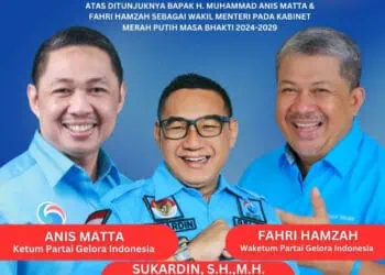 Anis Matta dan Fahri Hamzah Ditunjuk Presiden Prabowo jadi Wamen, Sukardin : Kami Siap Kawal Kebijakan Pemerintah