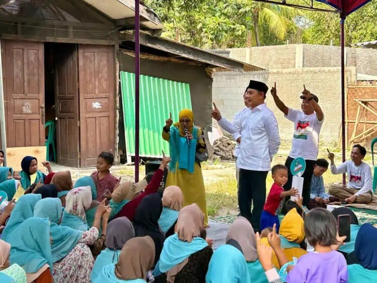 Emak-emak di Kabupaten Tangerang Wilayah Barat Solid Dukung Mad Romli-Irvansyah